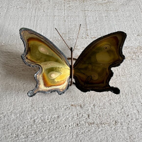 Vintage Metalwork Butterfly Mid Century Wall Decor - Picture 2 of 10
